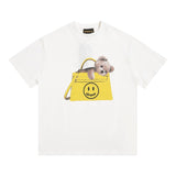 Drew house tshirt r collection d@ew bear bag graphic crew neck pullover short sleeve wholesale