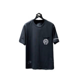 Ch hip-hop t shirts ch classic big horseshoe cross sanskrit short sleeve loosecasualpure cotton american heavy weight couple easiest for match
