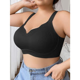 Full figure bra women's push-up lace