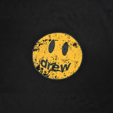 Drew house tshirt r collection d@ew gradient washed, distressed, and ripped design with smiley face print short sleeve wholesale