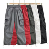 Women Sweatpants Retro Loose Trousers Three-Dimensional Pocket Overalls