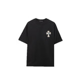 Ch hip-hop t shirts ch short-sleeved high-temperature ironing cross craft loosecasual american heavy weight short-sleeved