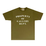 Gallery Dept T Shirt Retro Printed Loose Short-Sleeved Shirt