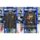 saint m t shirts s.m cartoon print crew neck pullover short sleeve top