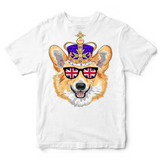 Inspired By Queen 'S Platinum Jubilee 2022 Elizabeth 70 Years T-shirt Printed Round Neck Short Sleeve T-shirt