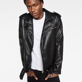 Men Motorcycle Jacket Imitation Leather Motorcycle Jacket