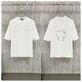 Ch hip-hop t shirts ch crow short sleeve sanskrit printingloosecasualpure cotton american heavy weight