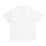 Drew house t shirt d@ew dissolving smiley face pattern round neck pullover short sleeves