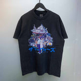 SAINT MICHAEL Vintage T Shirt Summer Wars x GEEKS RULE Short Sleeve