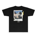 Gallery Dept T Shirt Retro Printed Loose Short-Sleeved Shirt