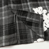 Denim Tears Shirt & Shorts 2 Piece Set Kapok Plaid Short Sleeve