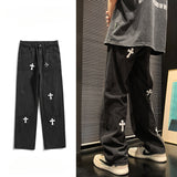 Men Jeans Cross Jeans Men's Summer Loose Trousers