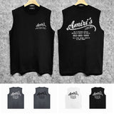 Amiri tank top bone crack print