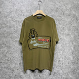 Amiri t shirts top hat magician printing short sleeve