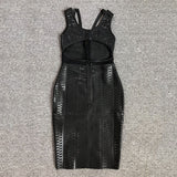 Women's Wedding Dress Gilding Dress V-neck Strap Sheath Tight Bandage Dress