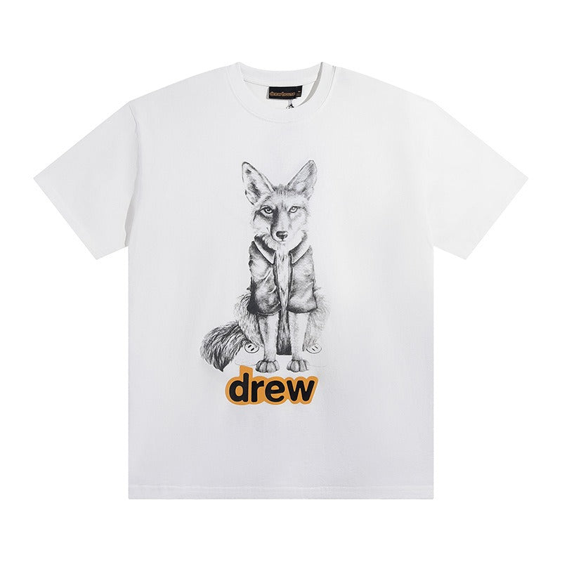 Drew house tshirt d@ew cartoon series graphic print crew neck short sleeve wholesale single piece