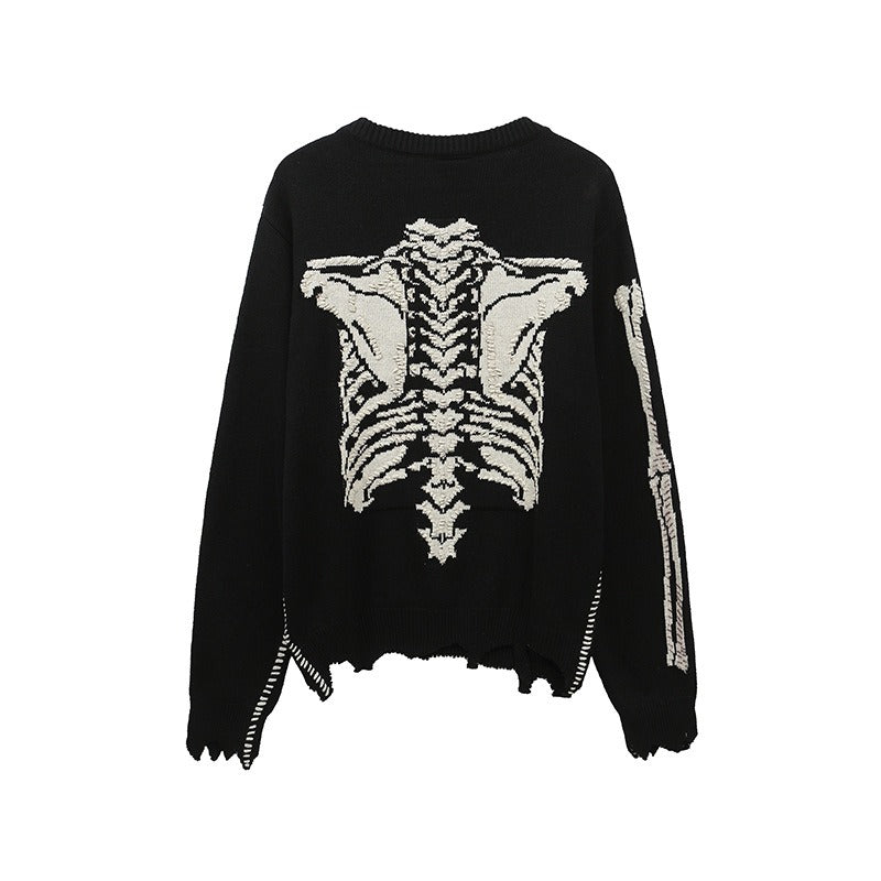 Saint m t sweater s.m letter series pattern knitted crewneck pullover sweater wholesale