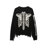 Saint m t sweater s.m letter series pattern knitted crewneck pullover sweater wholesale