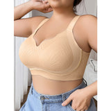 Full figure bra women's push-up lace