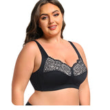 Full figure bra without wire lace