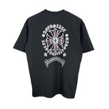 Ch hip-hop t shirts ch short-sleeved purple horseshoe sanskrit cross logo coupleeasiest for matchamericancasual