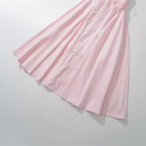 Women Dresses Summer Retro Spaghetti Straps Dress Backless Midi Dress (Xds0414)