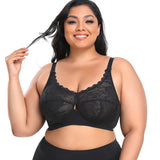 Full figure bra lace thin section