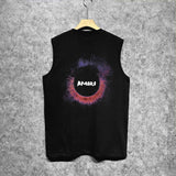 Amiri tank top splash color ring printing