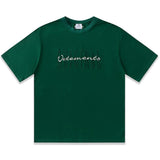 Vetements T Shirts VTM Werther Cute Embroidered Letter Casual Loose Short Sleeves T-shirt