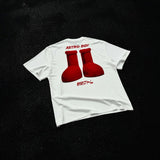 saint m t shirts s.m. collaboration cartoon graphic crewneck short sleeve t-shirt