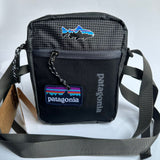 Mens Casual Bags pata shoulder messenger bag plaid contrasting shoulder bag