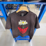 saint m t shirts s.m daisy print crew neck pullover short sleeve top