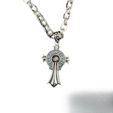 Chrome Hearts Necklace Hexagram Flame Cross Vintage Pendant