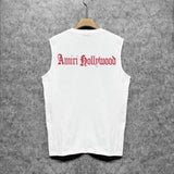 Amiri tank top sanskrit printing