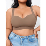 Full figure bra seamless push-up to prevent sagging