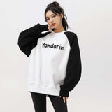 Unisex Hoodie Autumn Fuzzy Printed Sweater