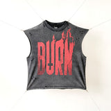 saint m t shirts s.m letter print limited edition pullover casual tank top
