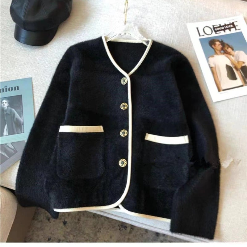 Women Knitwear Autumn and Winter Sweater Knitted Cardigan