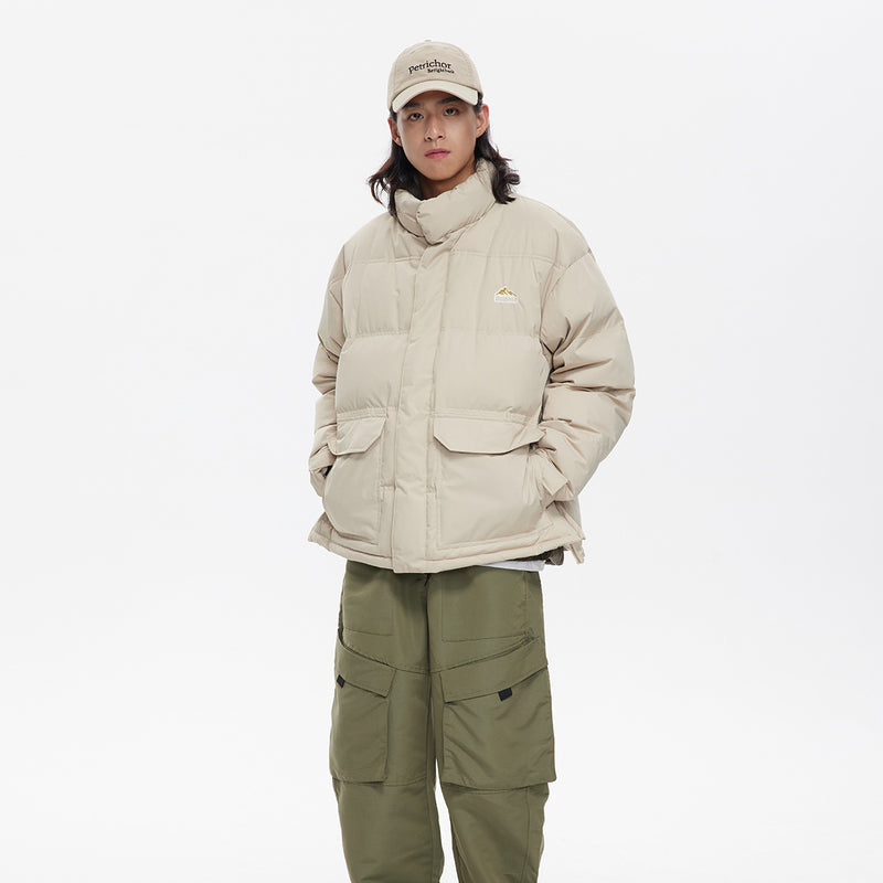 Unisex Coat Winter Zipper Waterproof down Jacket