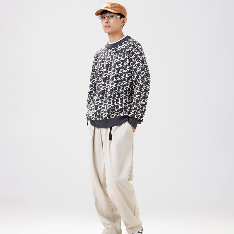Unisex Sweater Winter Minimalist Knitwear