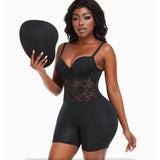 Shapewear bodysuit Butt-enhancing lace bodysuit