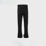 MIJKO Men's Vintage Pants MIJKO Washed Slim Trousers Men's and Women's Jeans