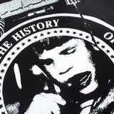 Hip-hop t shirts american street high street washed retro distressed loose short-sleeved t-shirt trendy clothes