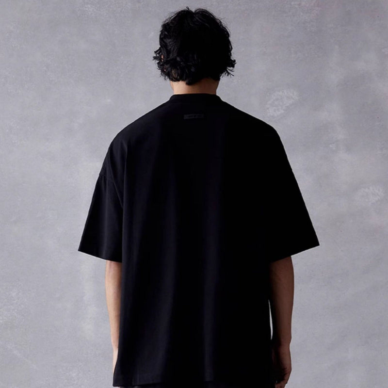 Fog Essentials T shirt Offset Logo V-neck loose T shirt