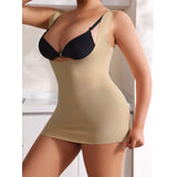Shapewear tank top supports the chest tightens the abdomen