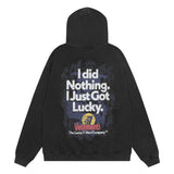 Vetements Hoodie Vintage VTM Washed Lucky 777 Letters Loose Hooded Hoodie