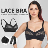 Full figure bra lace women's thin push-up