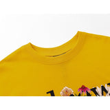 Drew house tshirt r collection d@ew floral & letter graphic crew neck pullover short sleeve wholesale single piece