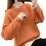 Women Knitted Pullover Autumn and Winter Loose Knitwear