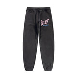 Saint m t pants s.m vintage letter print casual trousers
